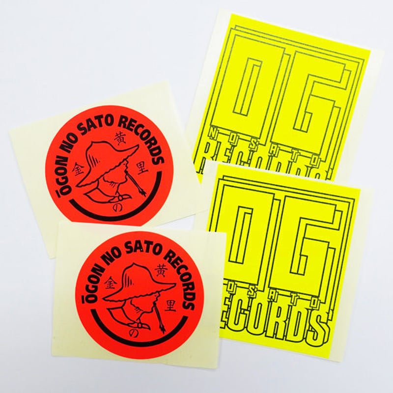 黄金のステッカー(4枚SET) | 黄金の里RECORDS ONLINE SHOP