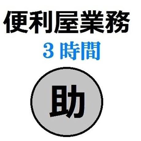 便利屋業務  3時間