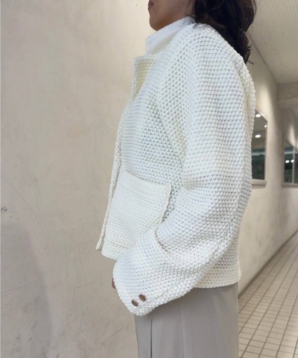 CYAN tokyo シアントーキョー 25春夏ご予約】 ワッフルレースW CYAN tokyo シアントーキョー 25春夏ご予約】 ワッフルレースW
