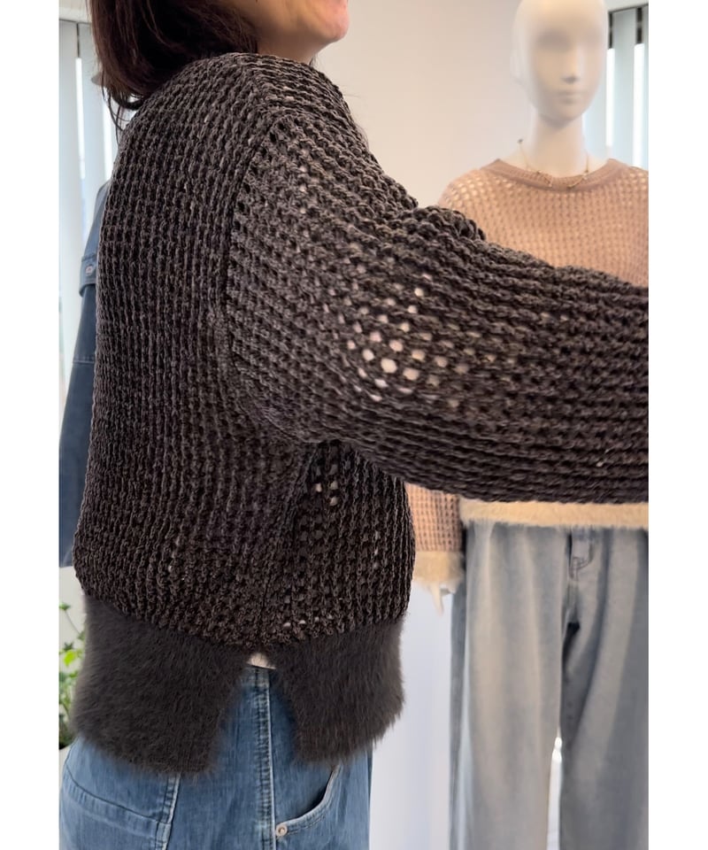 ベロアメッシュプルオーバー 80243446 | BlueOnionStore ベロアメッシュプルオーバー 80243446 | BlueOnionStore