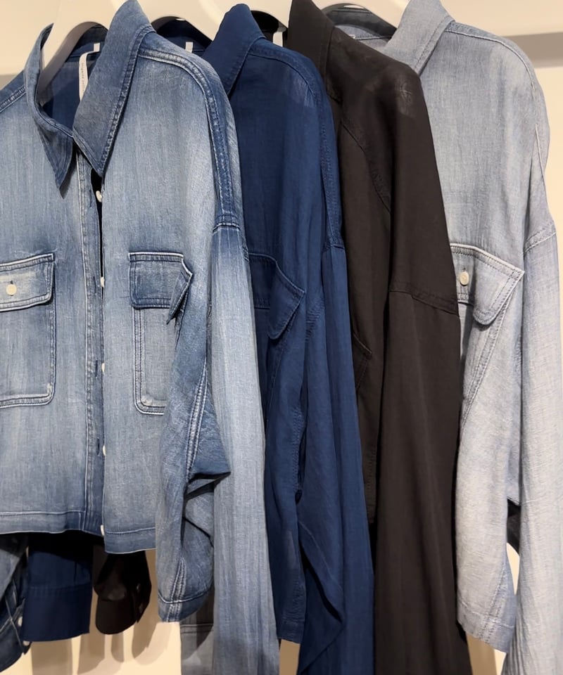 シアーデニムショートシャツ 80243013 | BlueOnionStore シアーデニムショートシャツ 80243013 | BlueOnionStore
