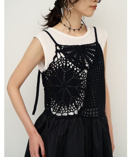 ◇ご予約◇  モチーフニットcamisole 9562- 391 KK chignon 26ss04