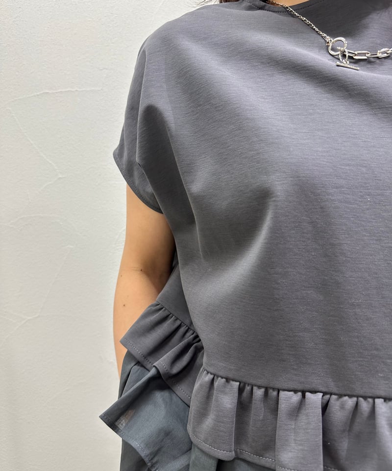 CYAN tokyo シアントーキョー 24春夏ご予約】 フリルレイヤー CYAN tokyo シアントーキョー 24春夏ご予約】 フリルレイヤー