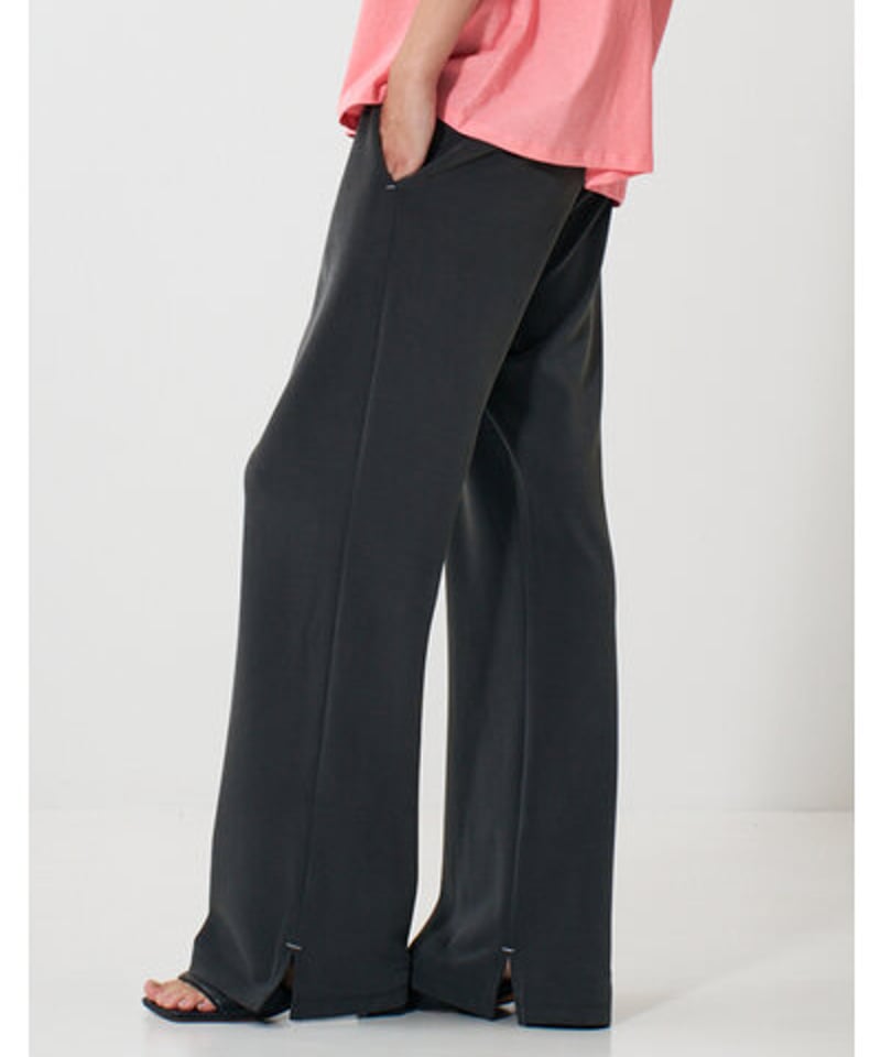 SIDE SLIT SLACKS （setup対応） 【yenn イエン 25春ご予約】