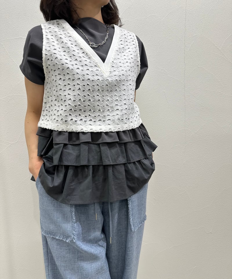 CYAN tokyo シアントーキョー 24春夏ご予約】 トライアングル CYAN tokyo シアントーキョー 24春夏ご予約】 トライアングル