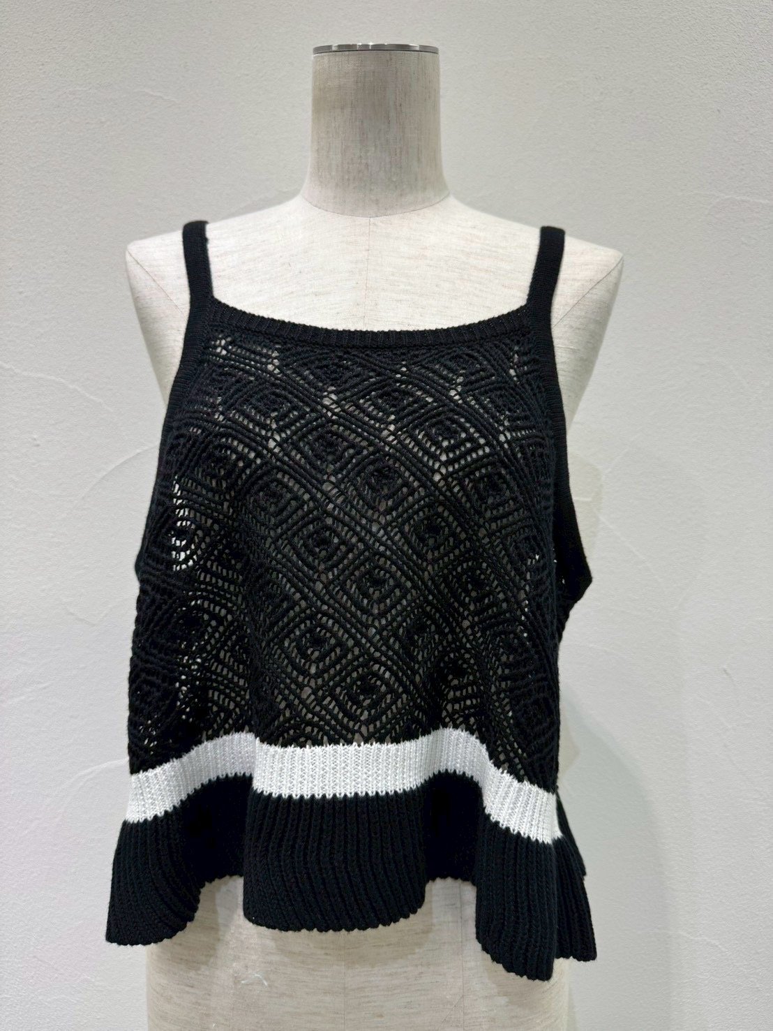 ☆オトク早割ご予約☆ ラインピーコックニットキャミ 601460 cyantokyo ☆オトク早割ご予約☆ ラインピーコックニットキャミ 601460 cyantokyo