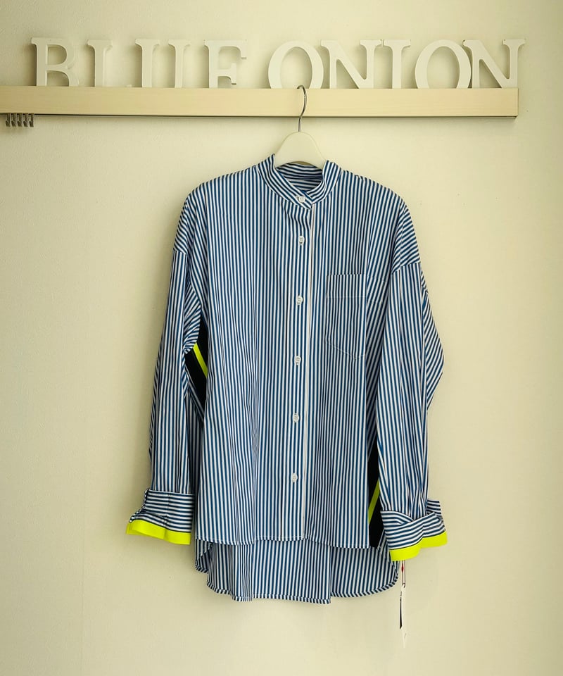 サイドLINEストライプシャツ 416974 | BlueOnionStore サイドLINEストライプシャツ 416974 | BlueOnionStore