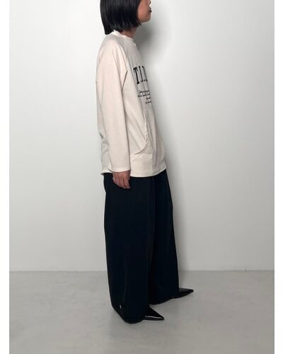 ぬんこ CHIGNON シニオン 25秋冬ご予約】 ﾎﾟｺﾎﾟｺｶﾚｯｼﾞﾛｺﾞTee