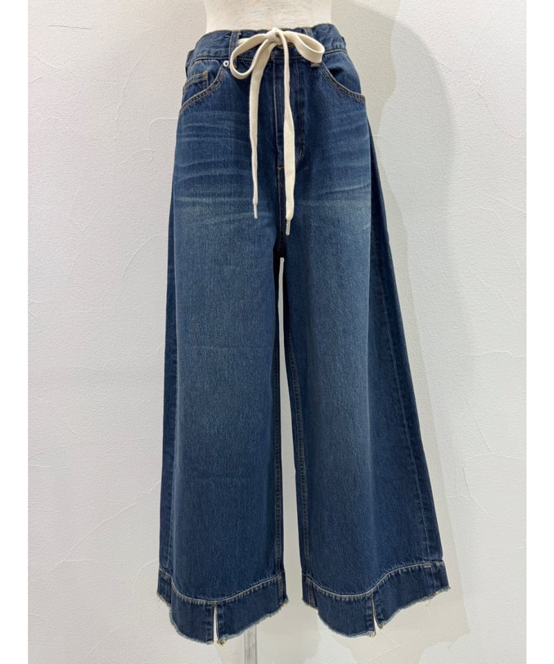 今期新品⭐︎CYAN TOKYO スリットヘムビンテージバギー　マレットメット 今期新品⭐︎CYAN TOKYO スリットヘムビンテージバギー マレット