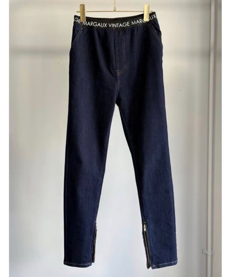 ★オトク早割ご予約★マルゴー　ワンウォッシュデニムスリムpants  margaux  MG PT 26083 -A 2607c-007