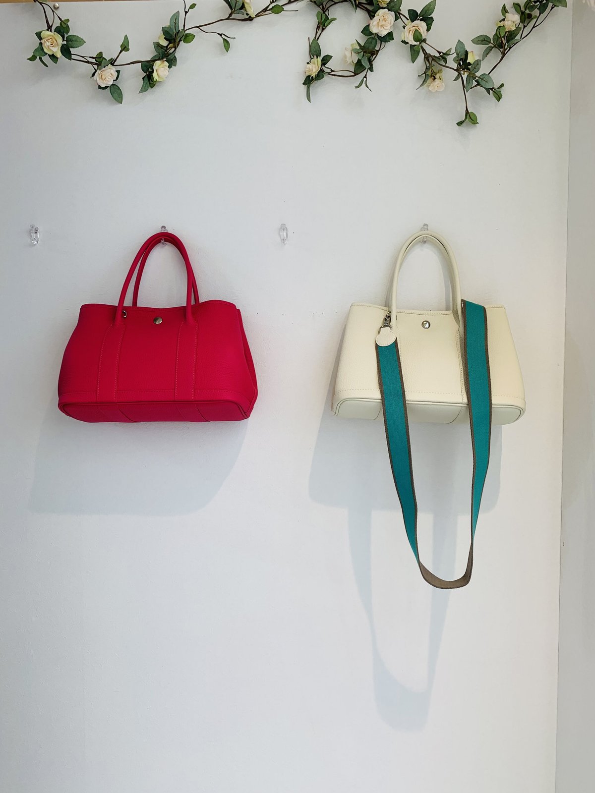 トート トートバック ピンク バッグ バック 牛革 ガーデンパーティー ピンク系 HERMES Garden Party(エルメス ガーデンパーティー