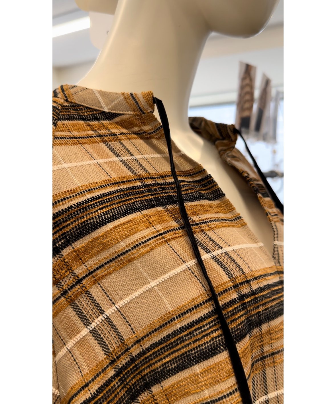CLOCHE クロッシェ hwyl ヒューイル 24秋ご予約】 チェック柄ラッ CLOCHE クロッシェ hwyl ヒューイル 24秋ご予約】 チェック柄ラッ