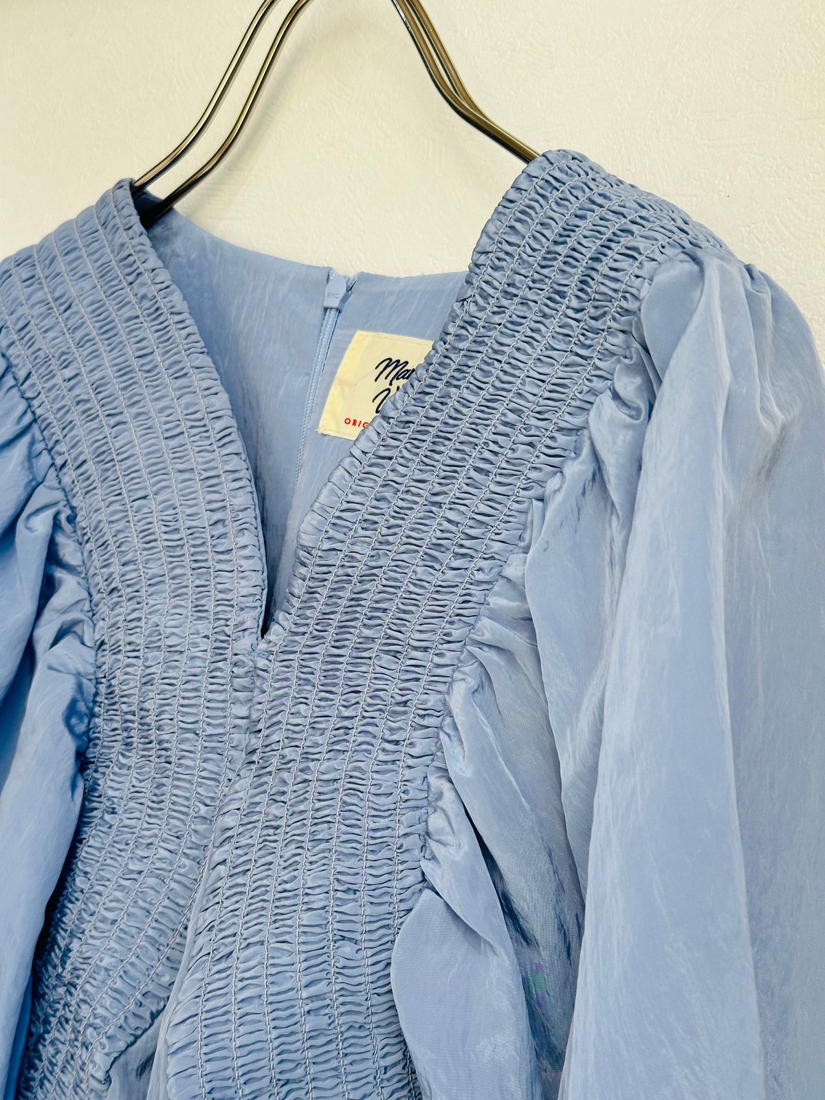 【専用】マルゴーヴィンテージ　シャイニーシャーリングブラウス　24SS 未使用級】マルゴーヴィンテージ シャイニーシャーリング