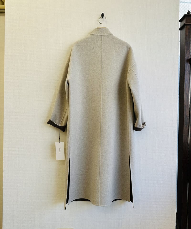 リバー仕立てロングコート 352-84519 | BlueOnionStore リバー仕立てロングコート 352-84519 | BlueOnionStore
