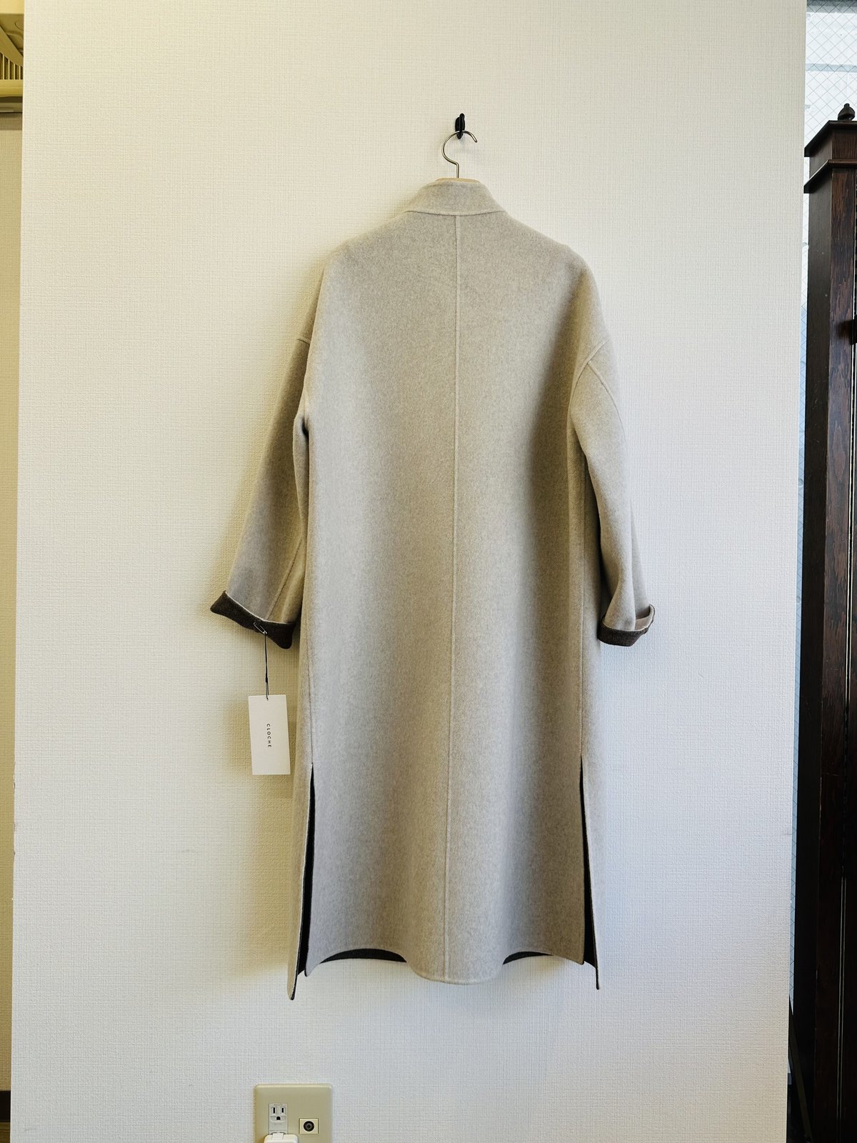 リバー仕立てロングコート 352-84519 | BlueOnionStore リバー仕立てロングコート 352-84519 | BlueOnionStore