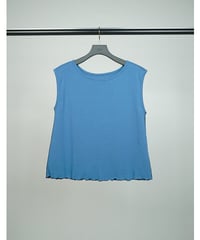 【Mewl    ミュール　25夏ご予約】  バイカラーメローフレアtops　　M252-83187  2505b