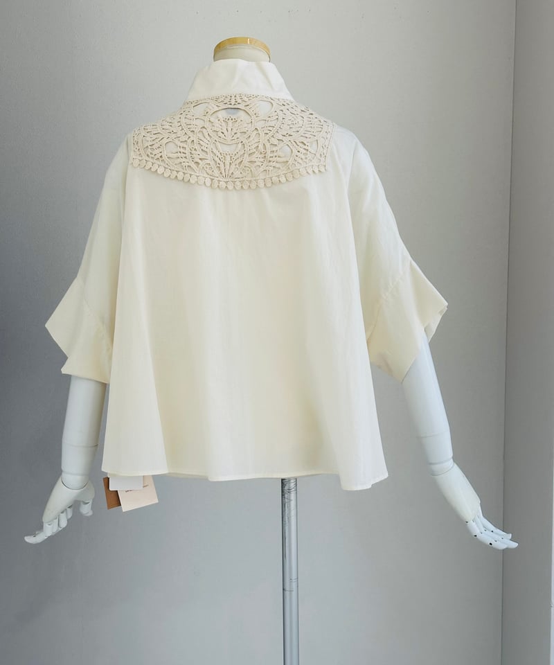 Drop shoulder lace Shirts MG BL - 24038 - S | B