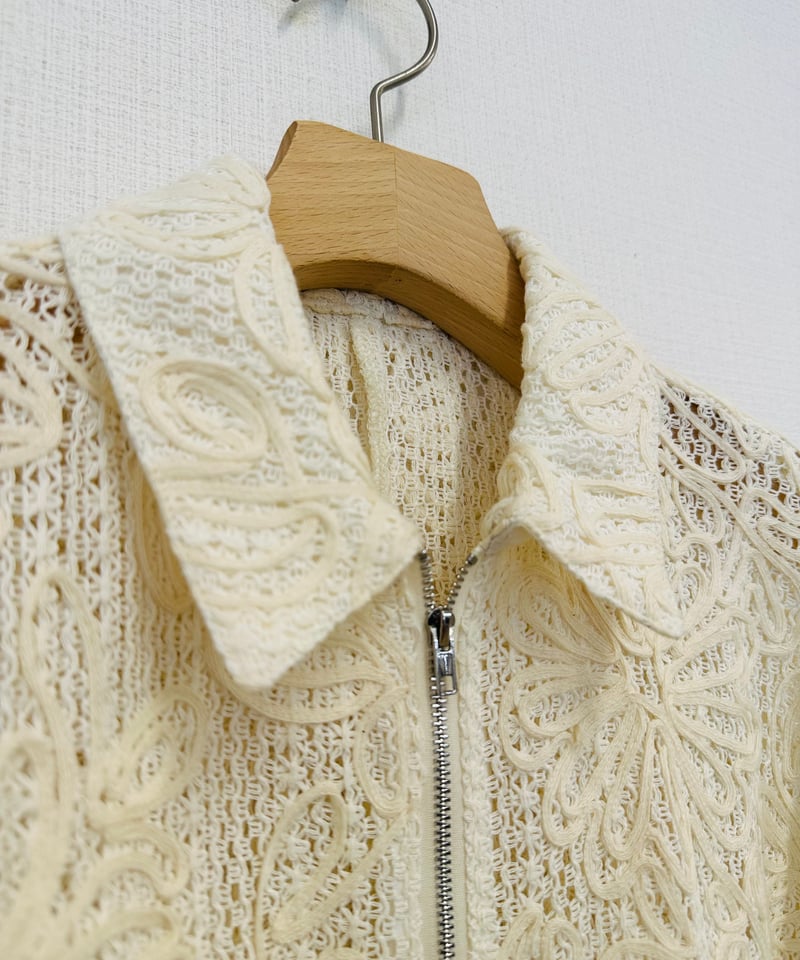 103619　DOLCE&GABBANA　総レース　刺繍　ジャケット 103619DOLCE&GABBANA総レース刺繍ジャケット