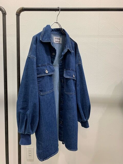シアントーキョー　ボリュームスリーブデニムジャケット fit=scale-down,w=1200