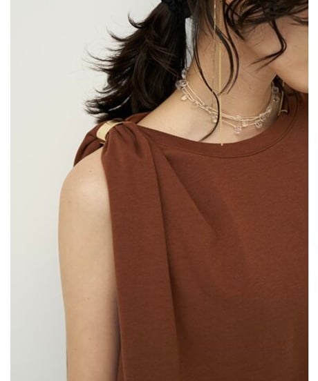 ◇ご予約◇  メタルクリップ付きタックtops 8262- 398 GS chignon 26ss04