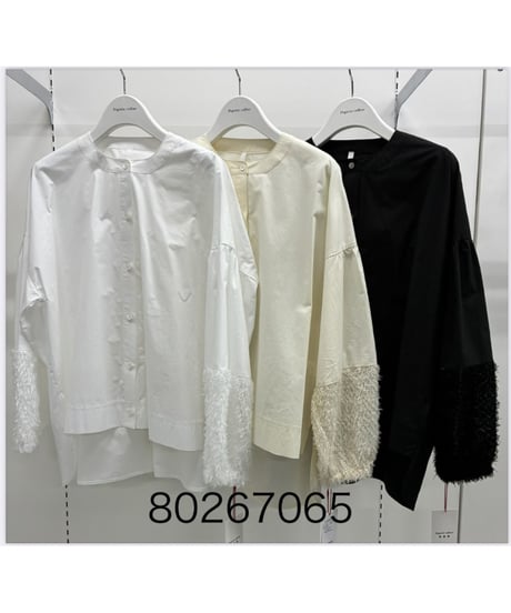 ★オトク早割ご予約★  袖ギャザーblouse  【Dignité collier     ディニテコリエ　26春ご予約】  80297065   2602a -005