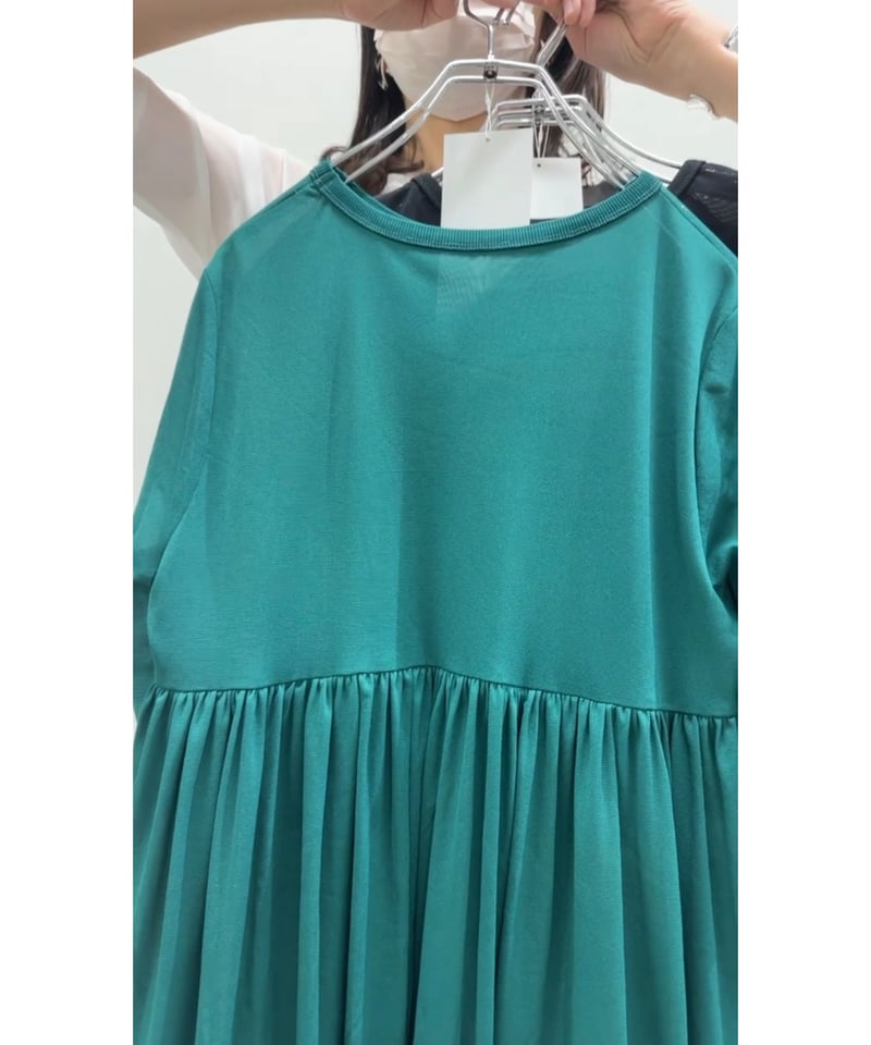 CYAN tokyo シアントーキョー 25春夏ご予約】 バックギャザー CYAN tokyo シアントーキョー 25春夏ご予約】 バックギャザー