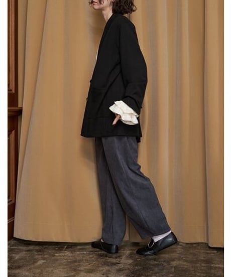 ★シニオン26秋ご予約★  ソフトコーデュロイカーブpants  3864 - 080 GL chignon  039-2608