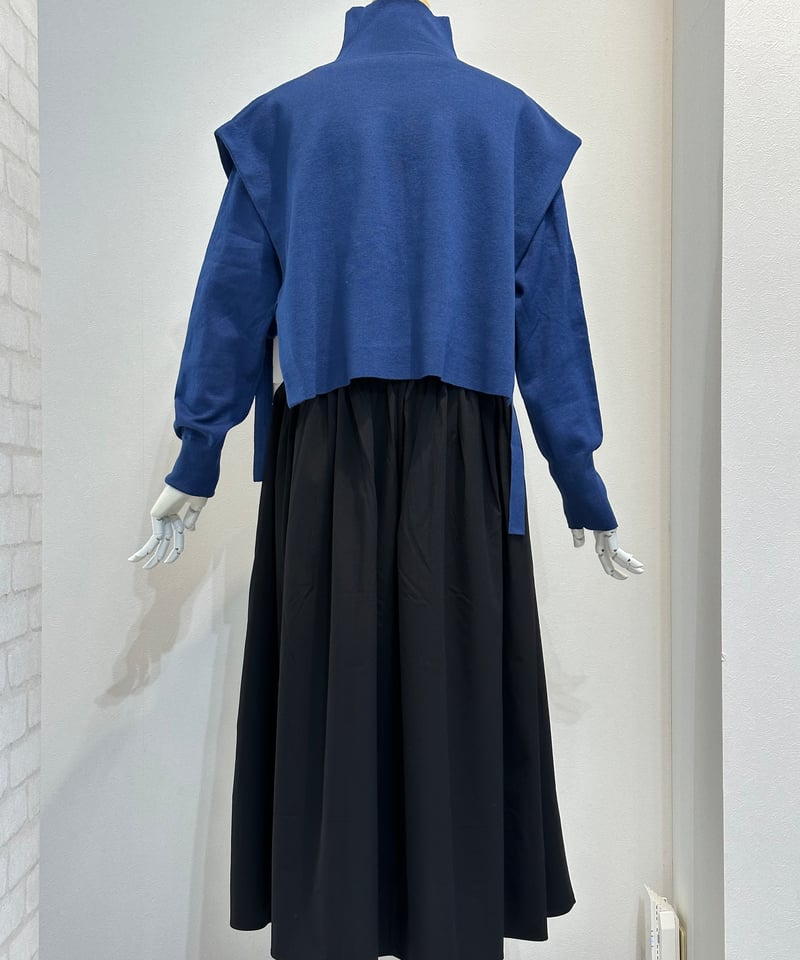 新品noble☆スリーブレスレイヤードニットワンピース¥19,800税込  