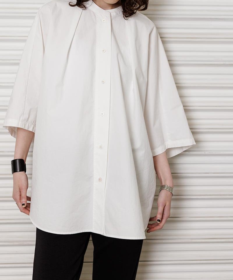 YENN イエン 24aw 初秋ご予約】 ROUND FORM SHIRT 