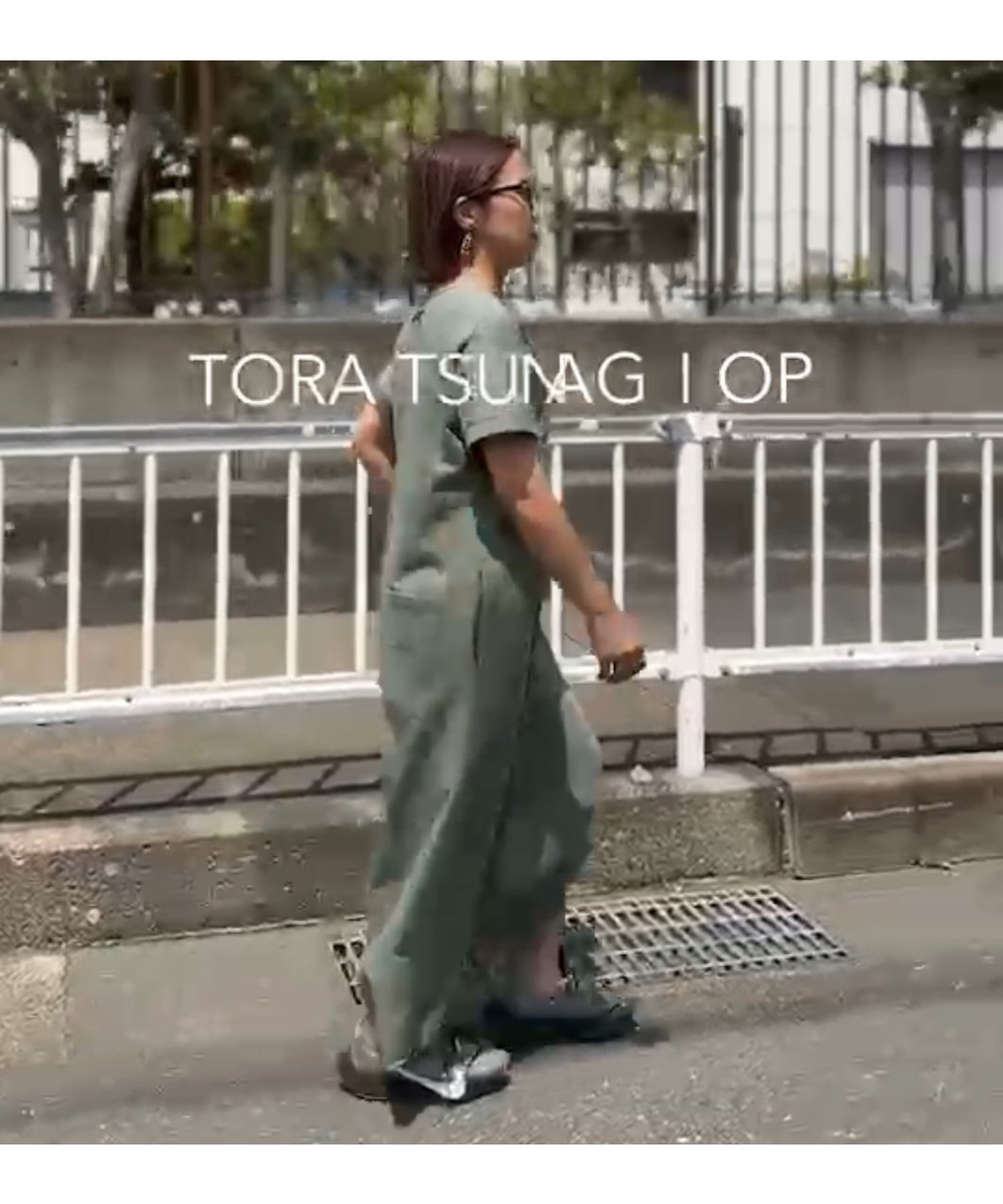 TRANOI. トラノイ　長袖　カラーオーパルワンピース TRANOI.】2022 spring summer スタンドカラーオパールワンピース