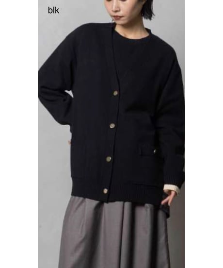 ★オトク早割ご予約★《マルシャルテル》　Knit-combination Cardigan  ZMT 264 KN 322 marechal terre 2609