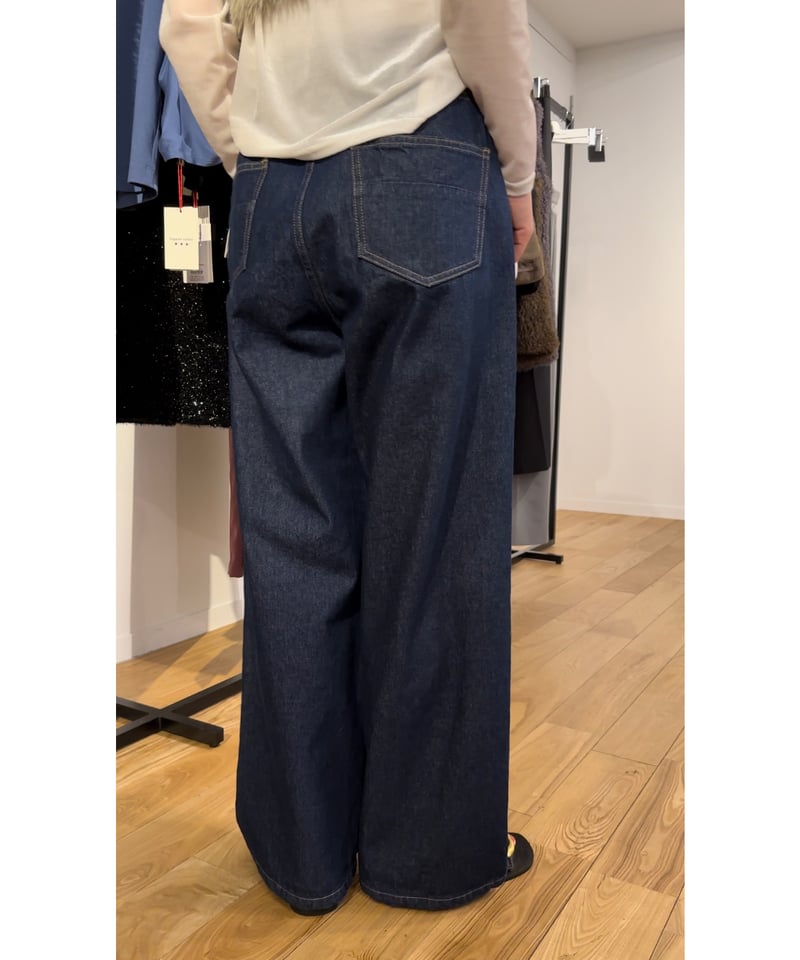 ハイウェストwideカーブdenim 80243025 | BlueOnionStore ハイウェストwideカーブdenim 80243025 | BlueOnionStore
