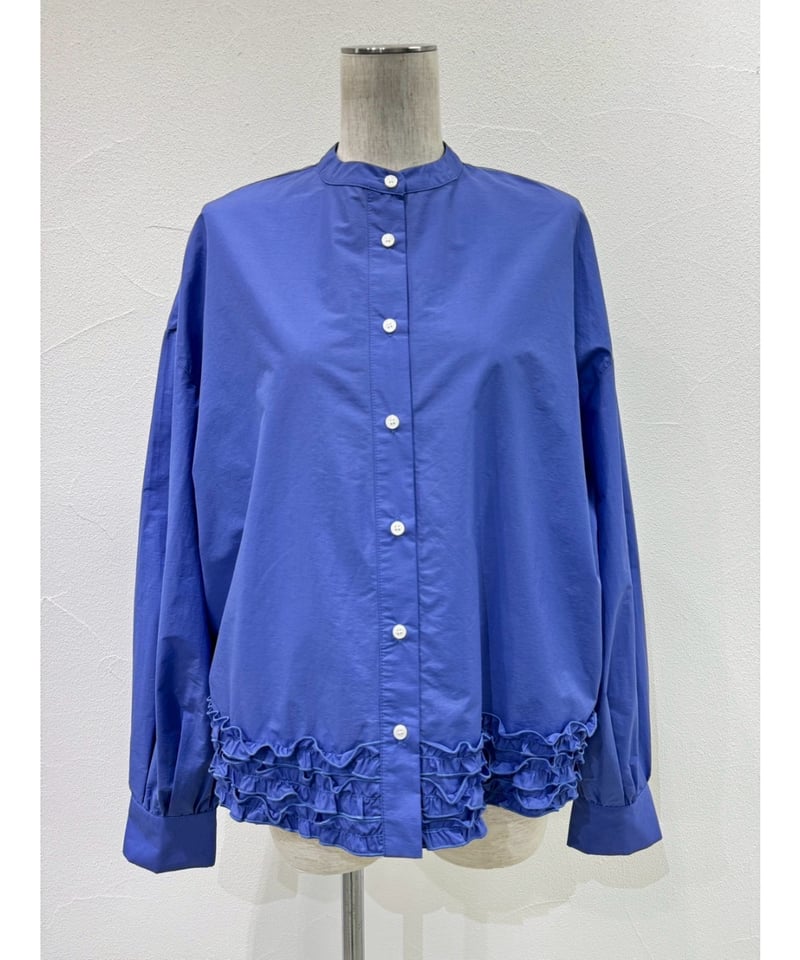 ☆オトク早割ご予約☆ ヘムフリル shirt 【CYAN tokyo シアン