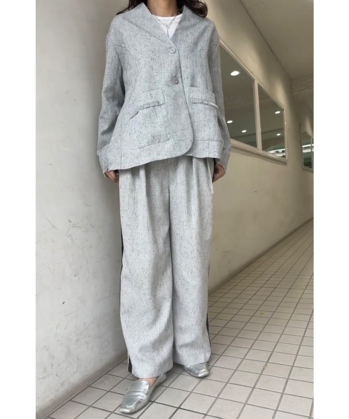 CYAN tokyo シアントーキョー 25春夏ご予約】 バックフレア CYAN tokyo シアントーキョー 25春夏ご予約】 バックフレア