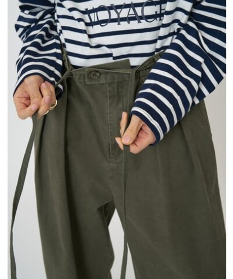 ウォッシュドチノ pants   【CHIGNON   シニオン　26春ご予約】  3261- 045 bt      2602b