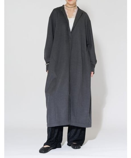 ★シニオン26秋ご予約★  コクーンシルエットロングシャツone-piece  5564 - 041 KK chignon  039-2608