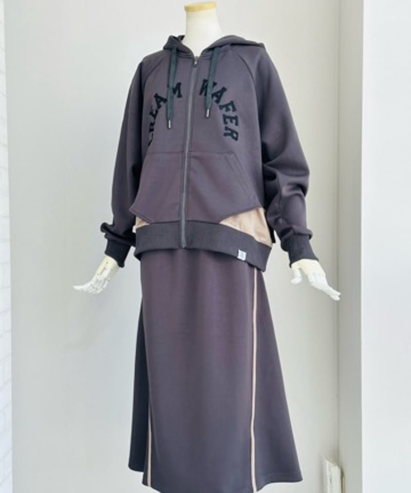 CREAM WAFER刺繍サイド切替 フード zip bz(STUP)gz409304 | B CREAM WAFER刺繍サイド切替 フード zip bz(STUP)gz409304 | B