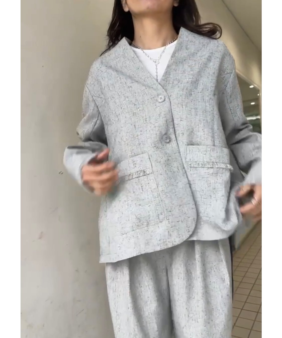 CYAN tokyo シアントーキョー 25春夏ご予約】 バックフレア CYAN tokyo シアントーキョー 25春夏ご予約】 バックフレア