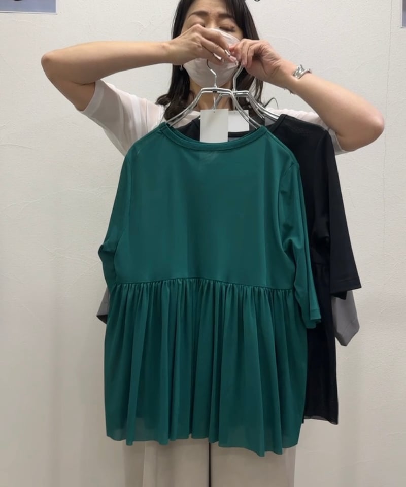 CYAN tokyo シアントーキョー 25春夏ご予約】 バックギャザー CYAN tokyo シアントーキョー 25春夏ご予約】 バックギャザー