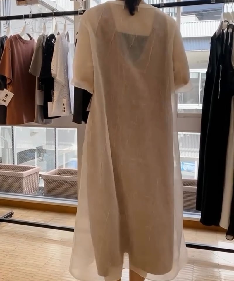 ameri vintage tulle docking dress AMERI vintage TULLE DOCKING DRESS