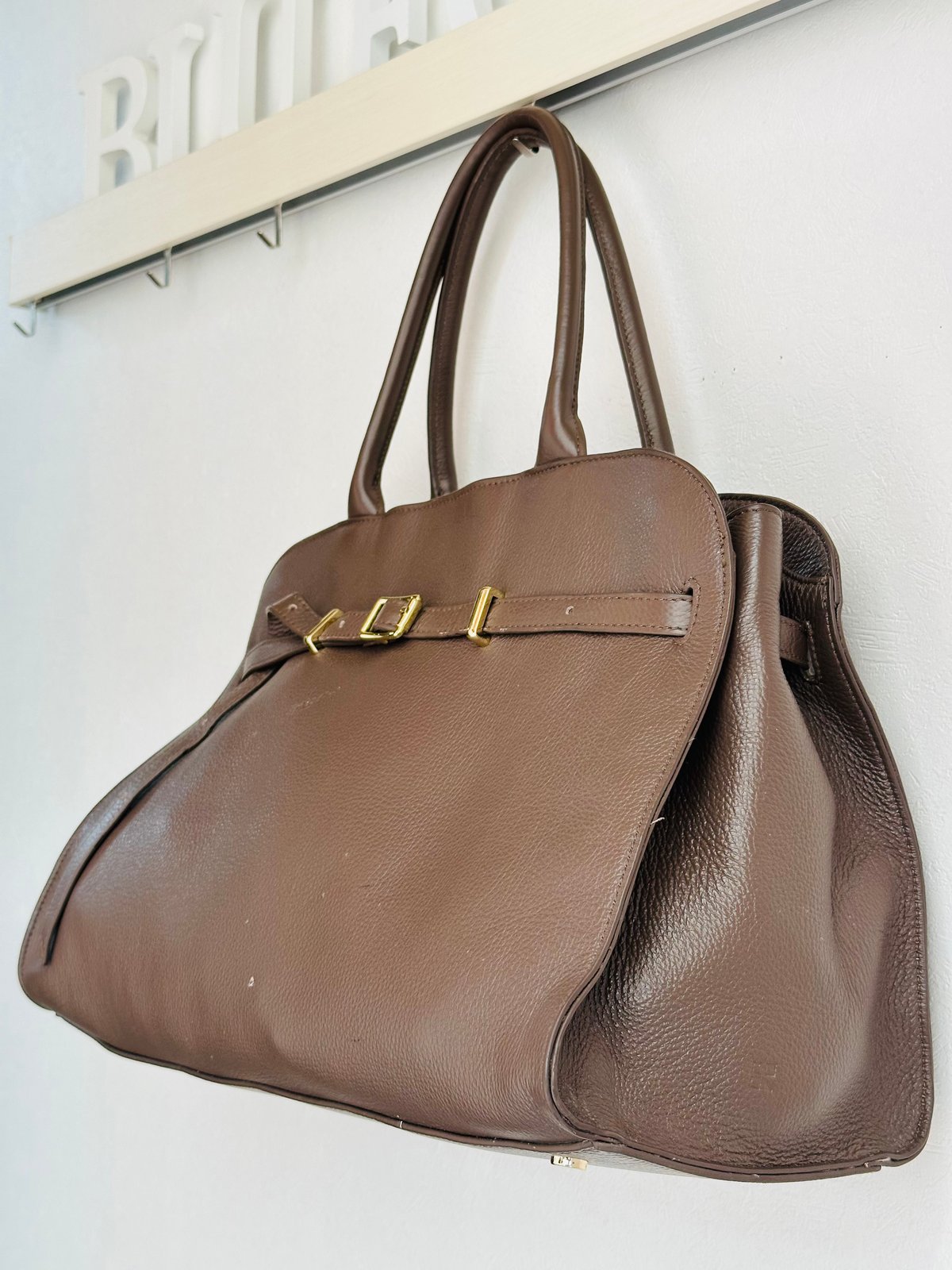 STORY ストーリー 25春バッグご予約】 COW-leather belted 