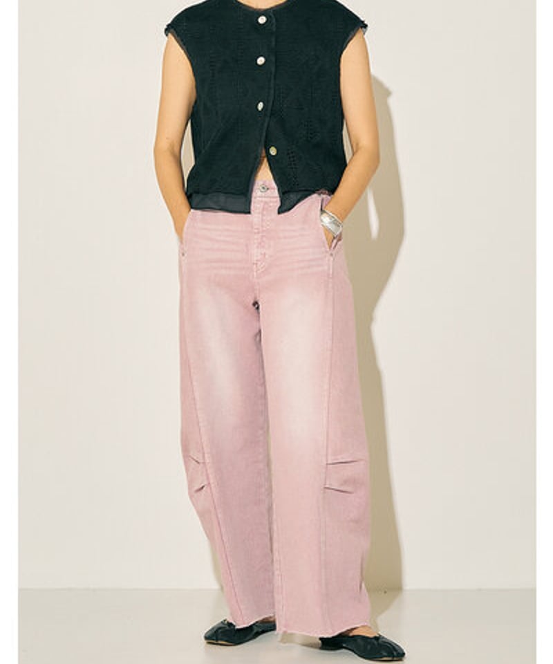 最終値下中/イエン YENN KNEE TUCK DENIM PT /40 YENN / KNEE TUCK DENIM PT（YENN KNEE TUCK DENIM PT /40）