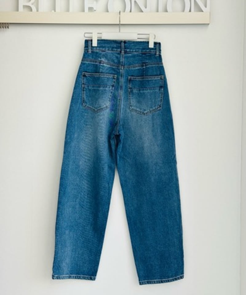 ハイウェストwideカーブdenim 80243025 | BlueOnionStore ハイウェストwideカーブdenim 80243025 | BlueOnionStore