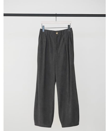 ★シニオン26秋ご予約★  ソフトコーデュロイカーブpants  3864 - 080 GL chignon  039-2608