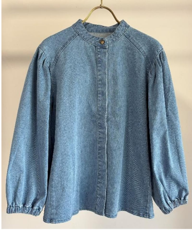 ☆オトク早割ご予約☆ デニムブラウス 【MARGAUX 25梅春ご予約】 MG BL