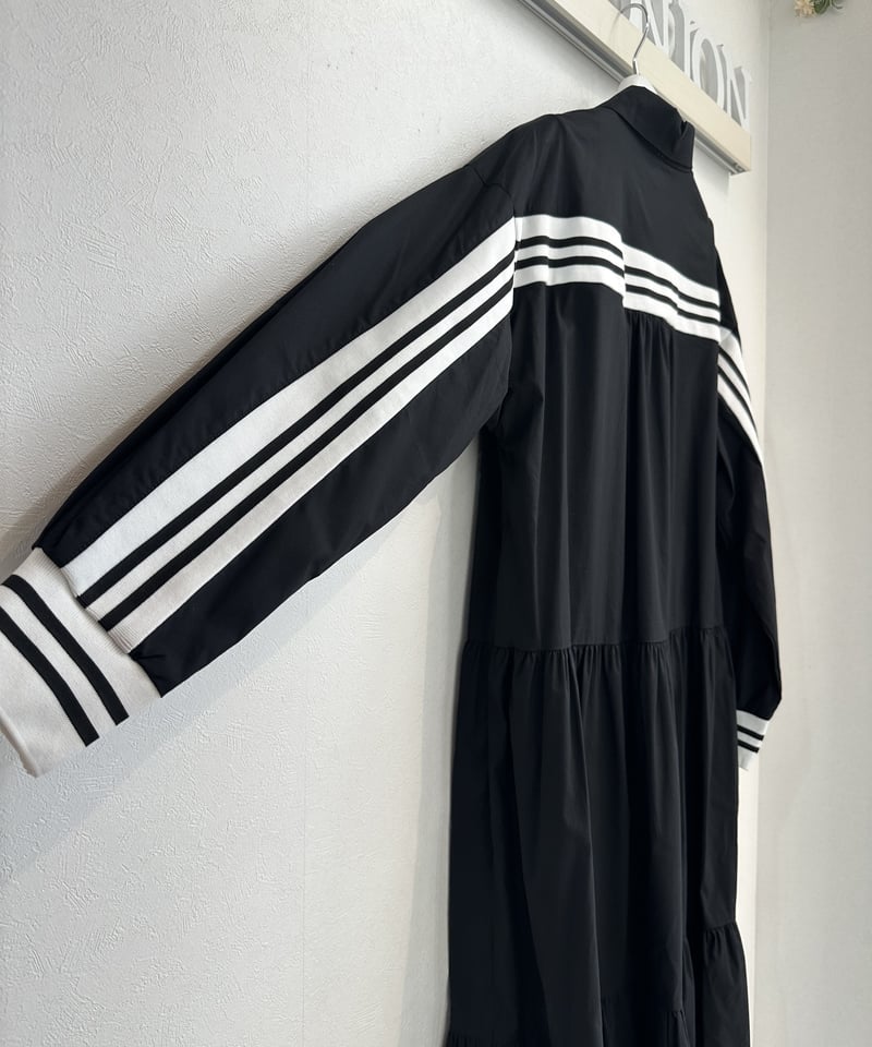 大人気☆最終入荷☆ ラインリブシャツワンピース 809019 大人気☆最終入荷☆ ラインリブシャツワンピース 809019