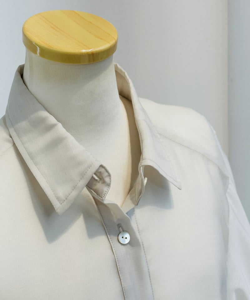 バックプリーツシアーシャツ 2412696 | BlueOnionStore バックプリーツシアーシャツ 2412696 | BlueOnionStore
