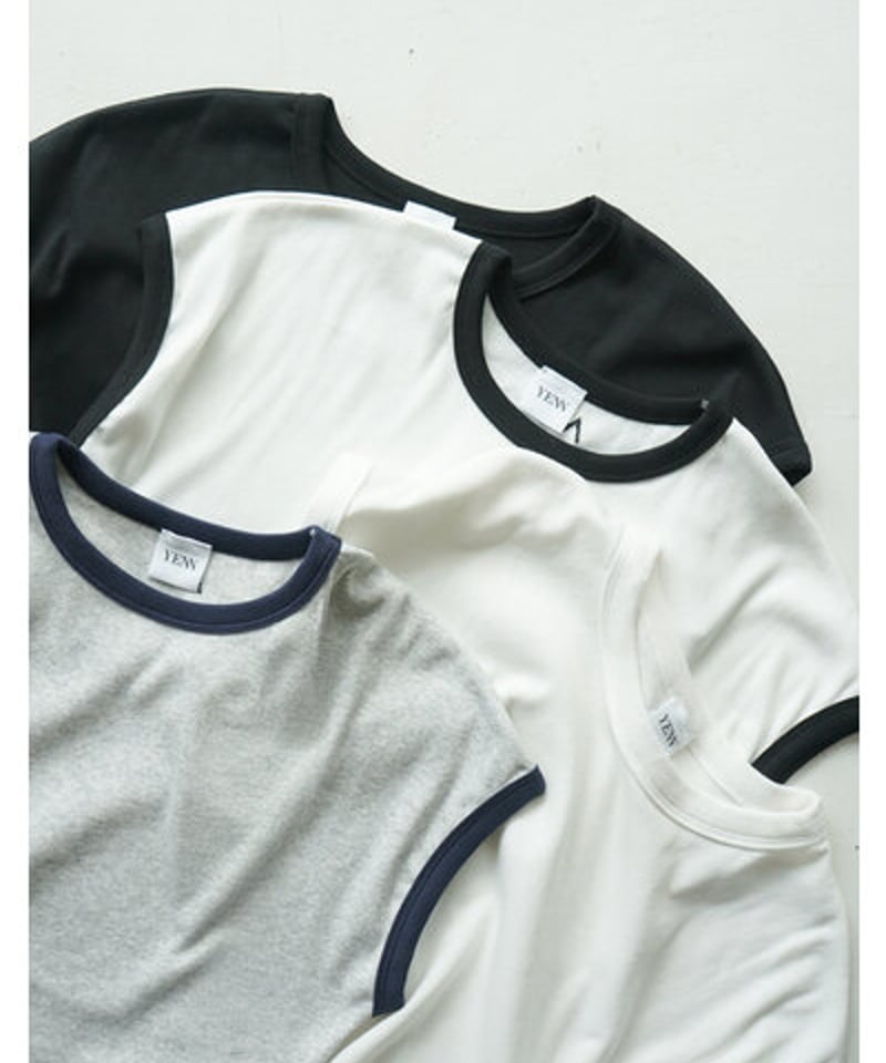 SHORT SLEEVE RIB TEE 【yenn イエン 25春ご予約】 Y261-8