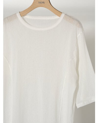 yenn イエン COTTON TULLE LONGTEE 楽天市場】【30％OFF】YENN（イェン） コットンチュール ロング