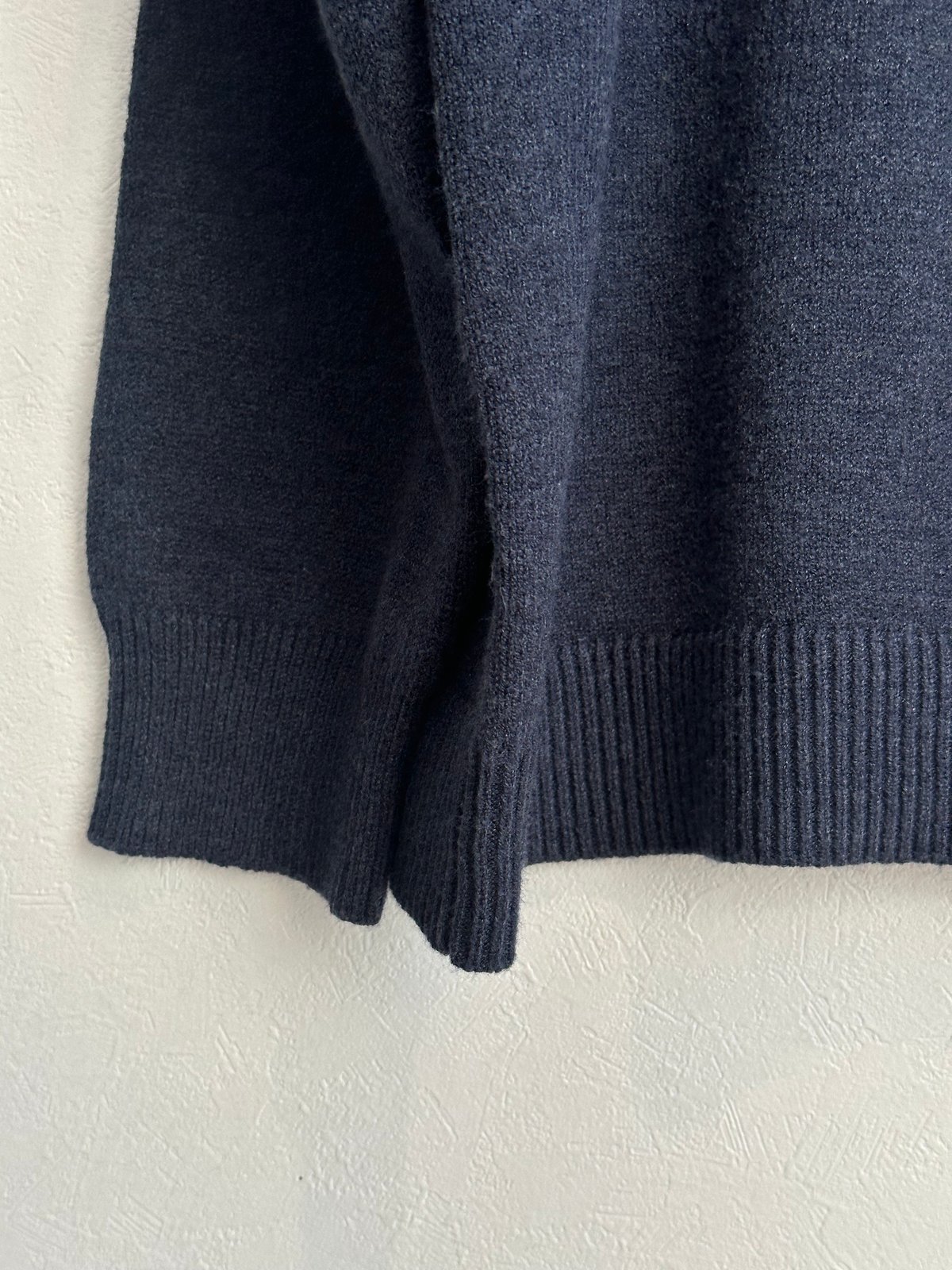 shareef インターシャカラーウェーブニット